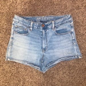 American Eagle hi rise “shorties” shorts